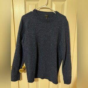 J. Crew Men's Navy Crewneck Sweater